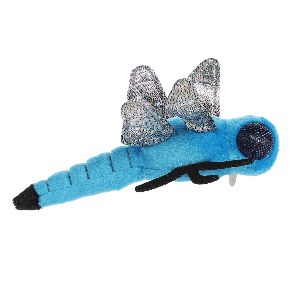 Aurora Realistic Miyoni Blue Dasher Dragonfly Plush Stuffed Animal Toy #26519