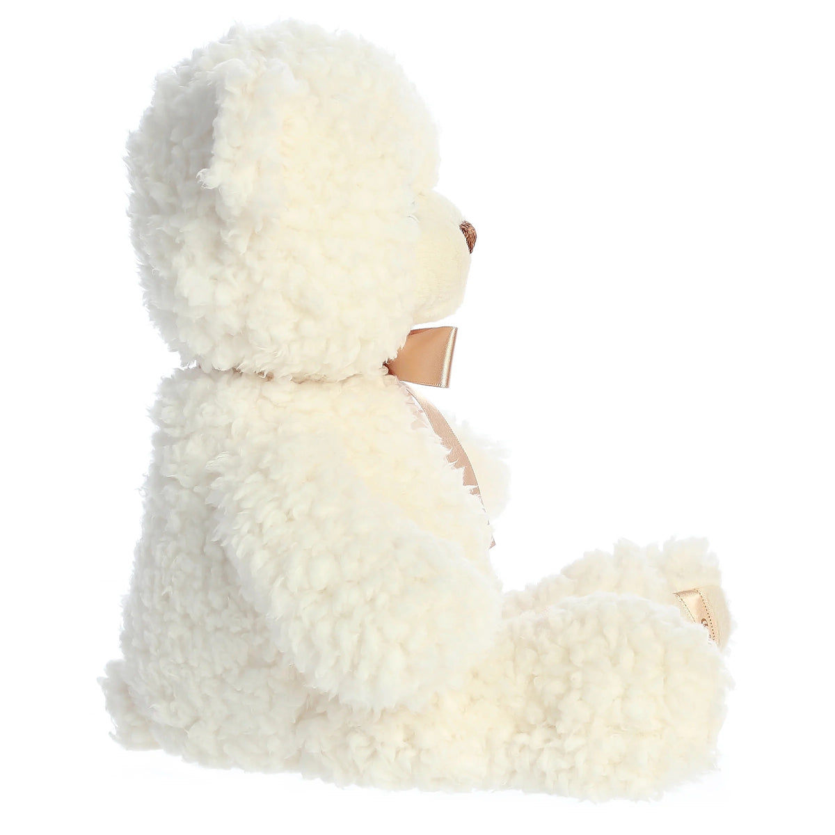Aurora Bear - 14" Ashford #01623 White Plush Stuffed Animal Toy