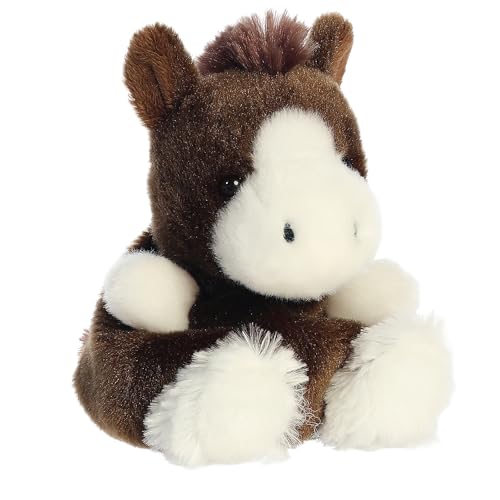 Aurora Palm Pals Darius Clydesdale Horse Plush Stuffed Animal 5" Toy #33943