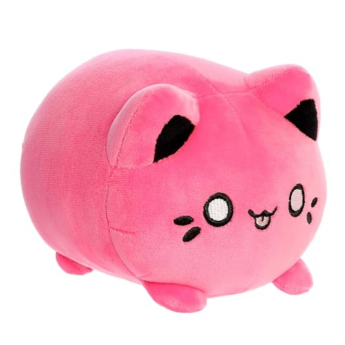 Aurora Tasty Peach Vivid Pink Meowchi Plush Stuffed Animal Toy 7" #14331