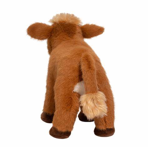 Douglas Cuddle Belle Jersey Cow 11" Plush Stuffed Animal Toy #3714