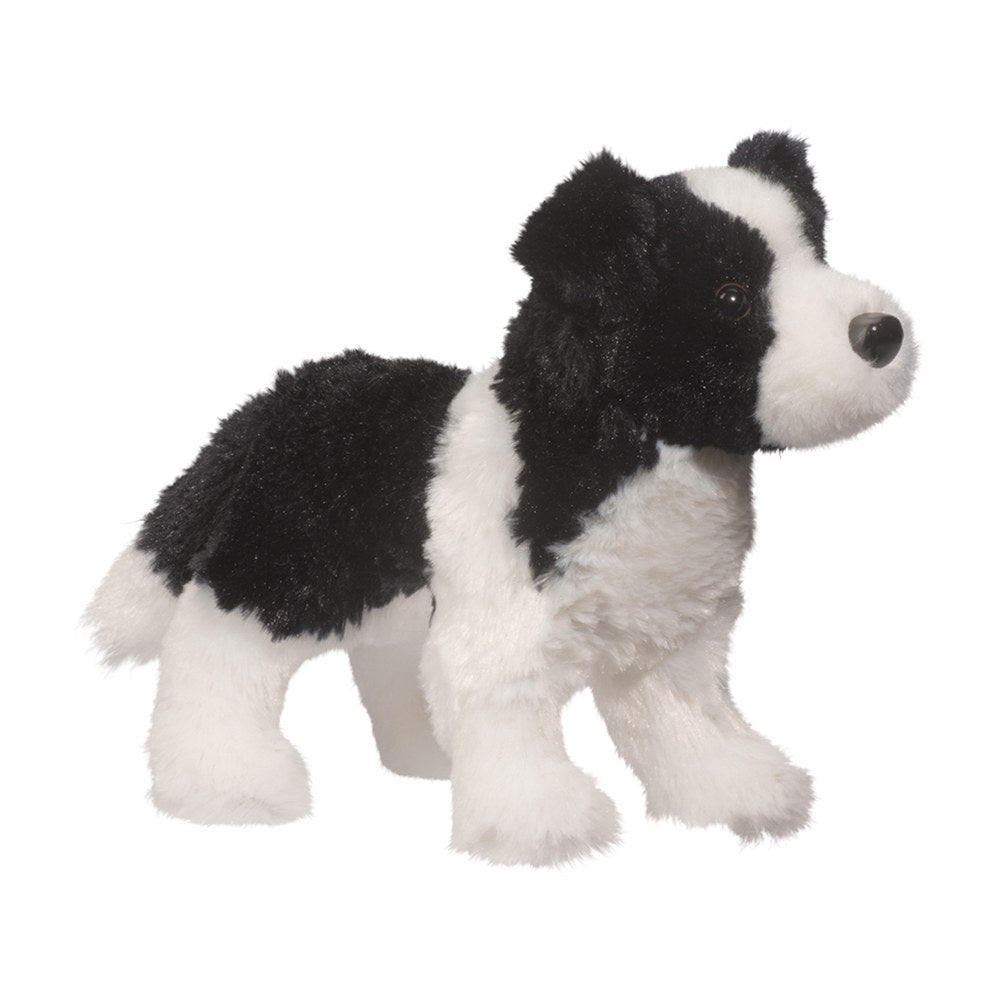 Douglas Cuddle Meadow Border Collie 8" Plush Stuffed Animal Toy #4009