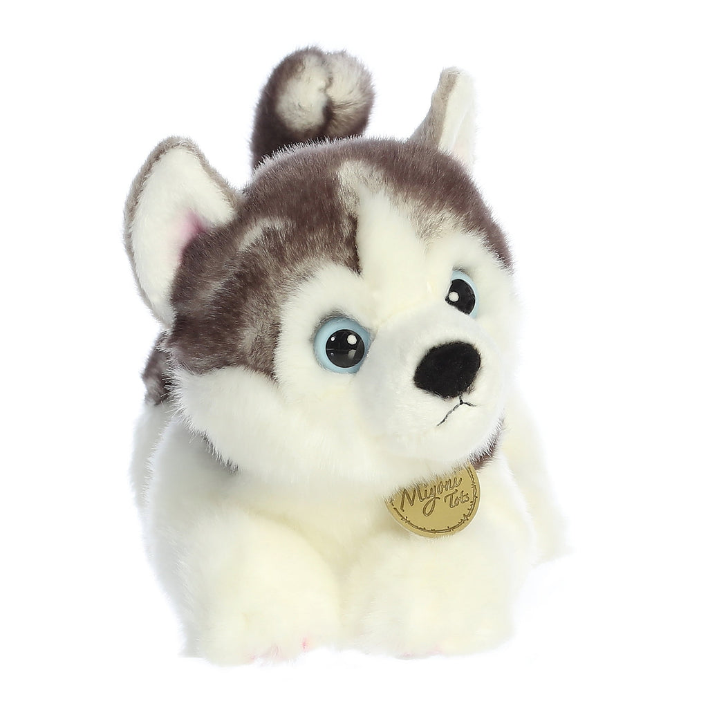 Aurora 10" Miyoni Tots Siberian Husky Pup Plush Stuffed Animal Toy #26152