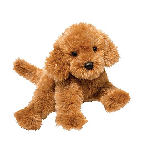 Douglas Cuddle Addie Caramel Labradoodle 16" Plush Stuffed Animal Toy #2034