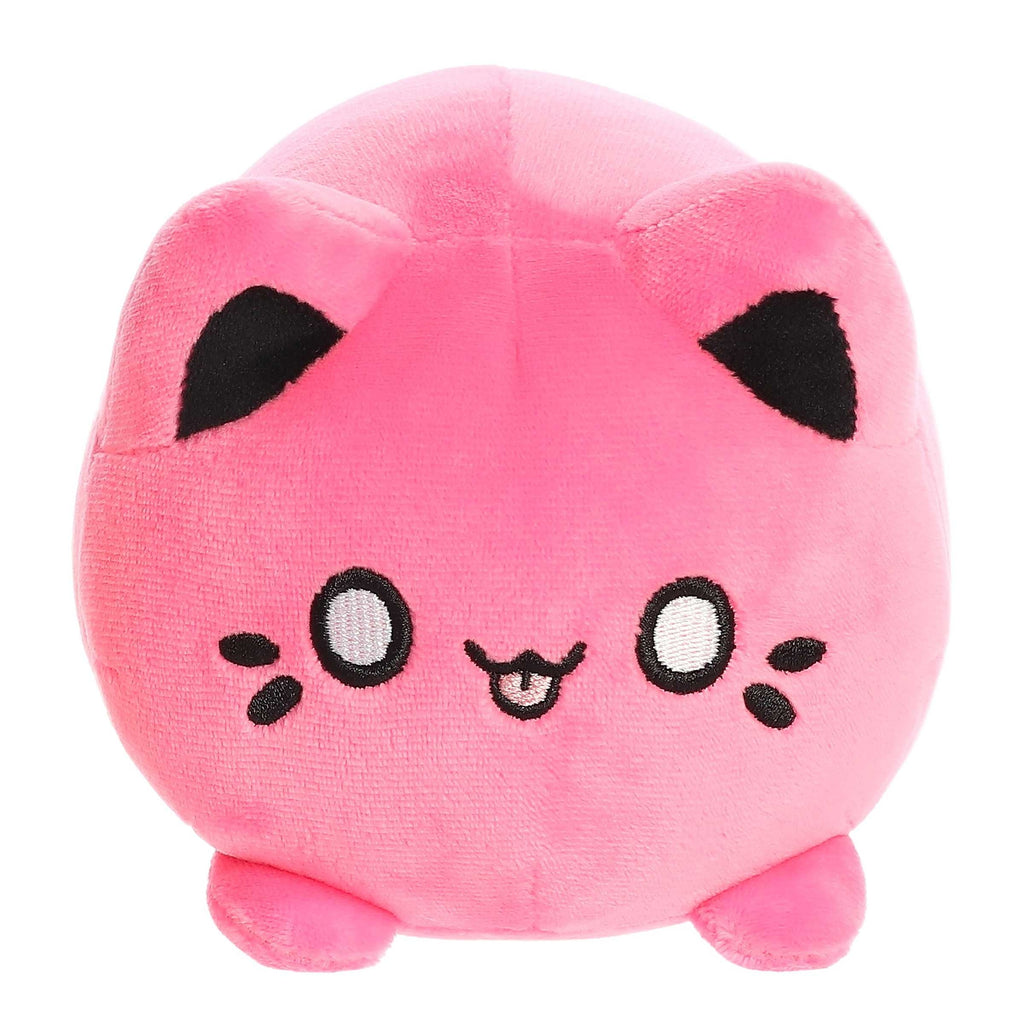 Aurora Tasty Peach Vivid Pink Meowchi Plush Stuffed Animal Toy 7" #14331
