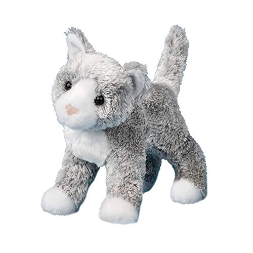 Douglas Cuddle Scatter Gray Cat 8" Plush Stuffed Animal Toy #4023