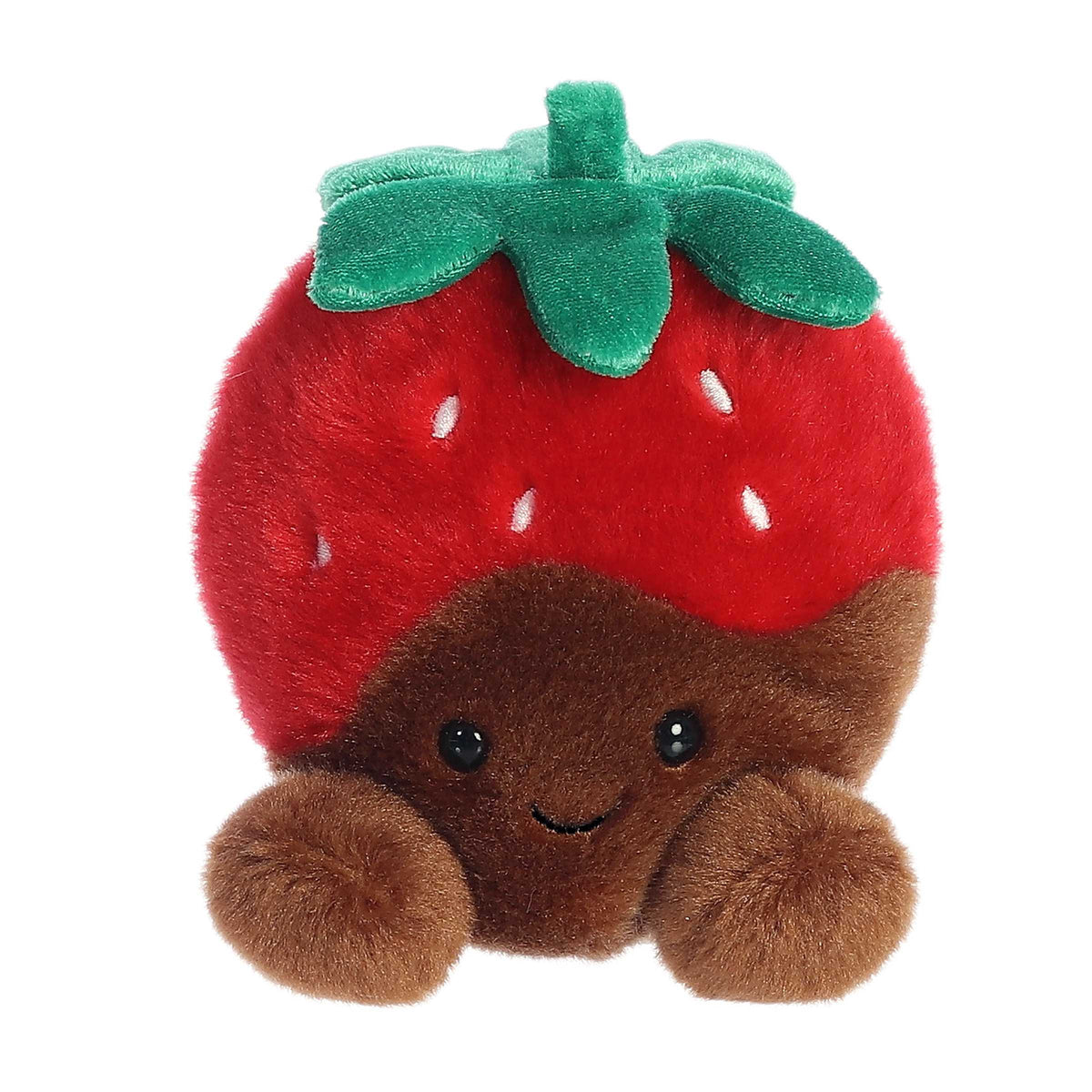 Aurora Palm Pals Valentino Chocolate Strawberry 5 inch Plush Stuffed Animal Toy #77222