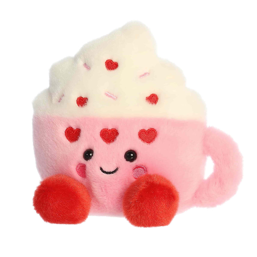 Harper Heart Latte Palm Pals plush view 5