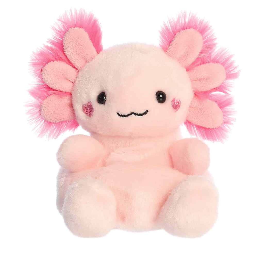 Aurora Palm Pals Xena Love Axolotl 5 inch Plush Stuffed Animal Toy #77299
