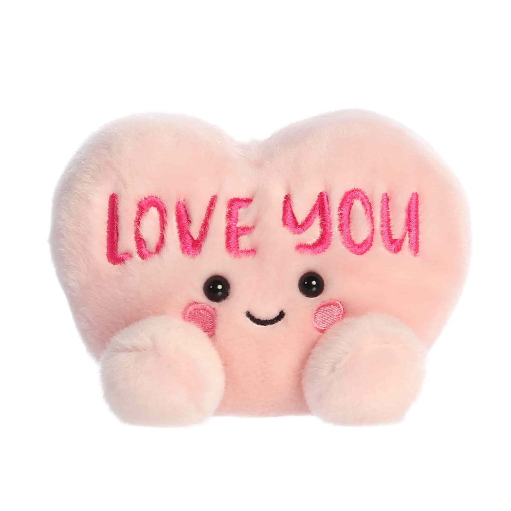 Aurora Palm Pals Love You Candy Heart 5 inch Plush Stuffed Animal Toy #77302