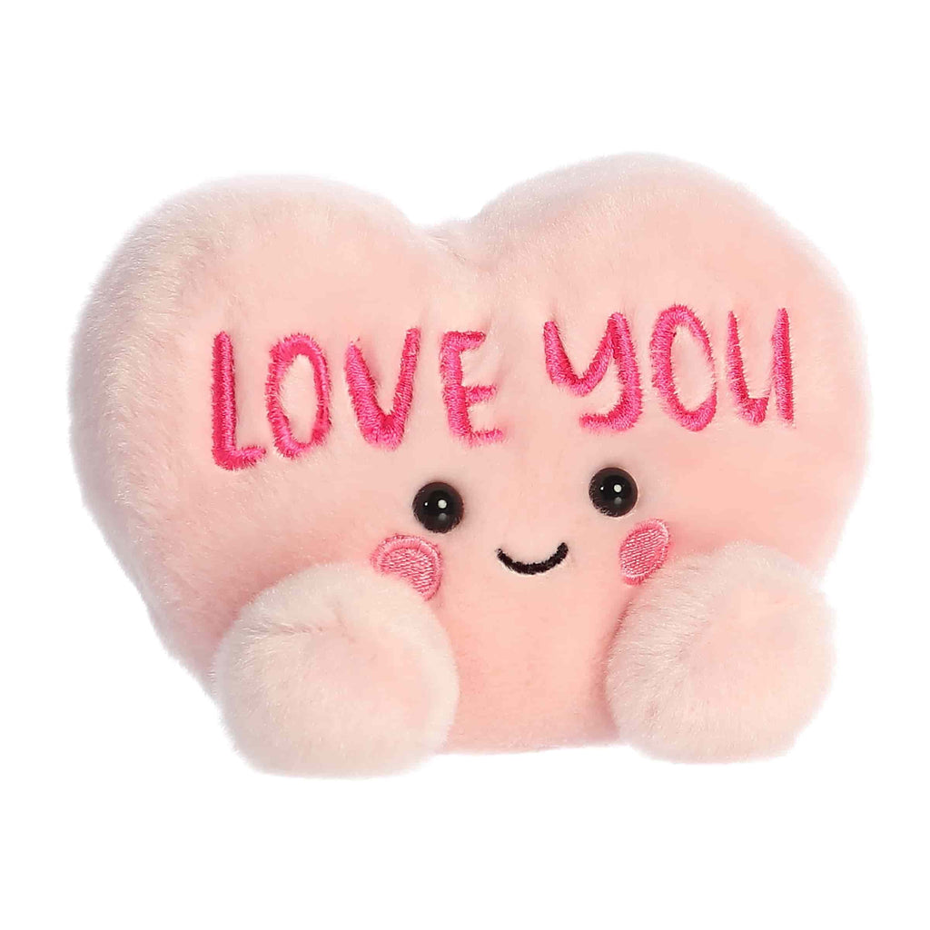 Love You Candy Heart Palm Pals plush view 2