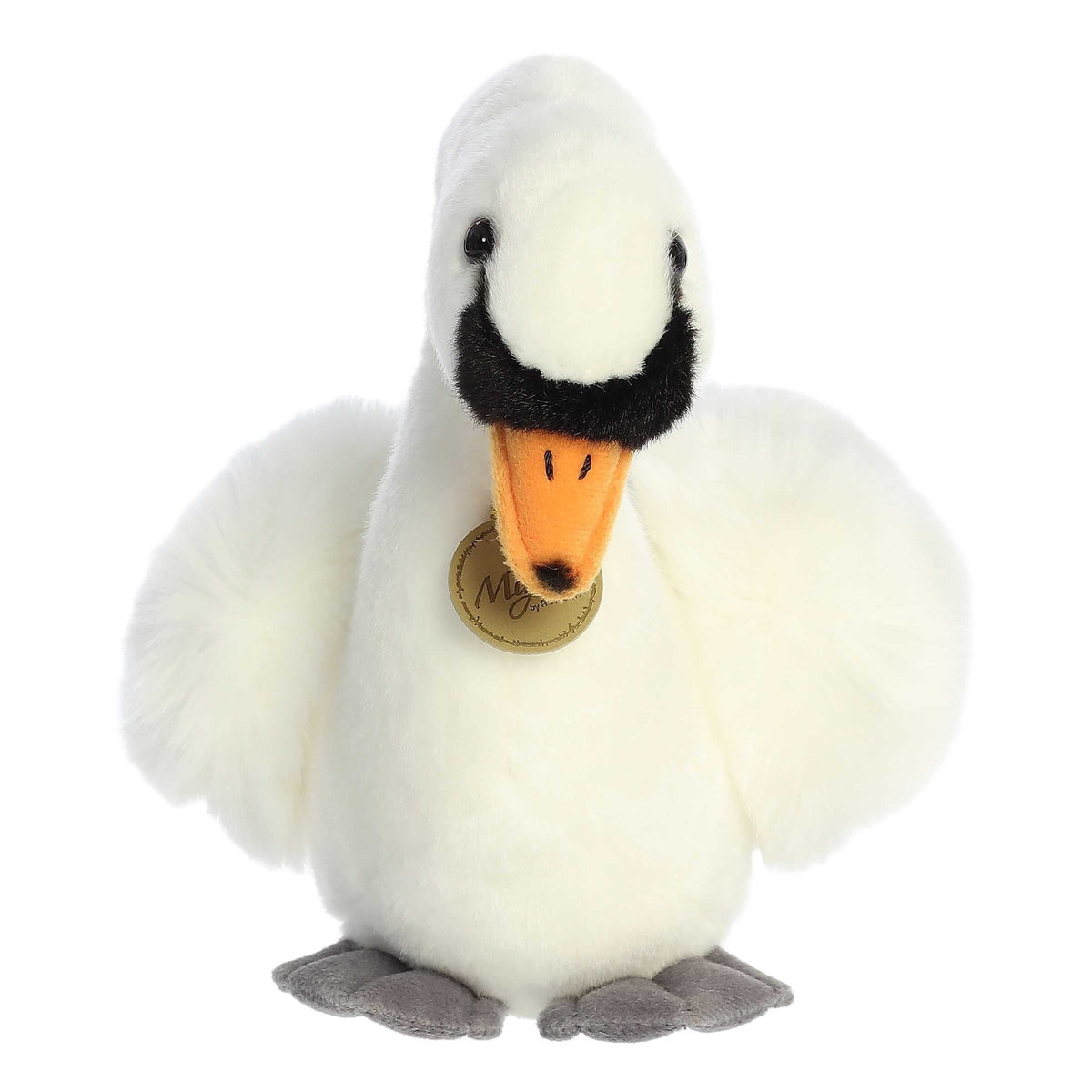 Aurora Miyoni Swan Plush Stuffed Animal Toy 11" #26516