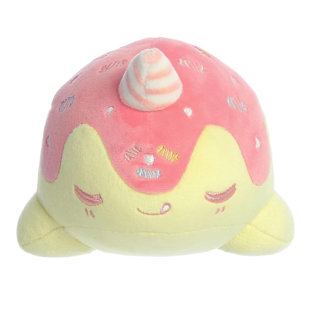 Aurora Tasty Peach Bubble Gum Nomwhal Plush Stuffed Animal Toy 7" #14298