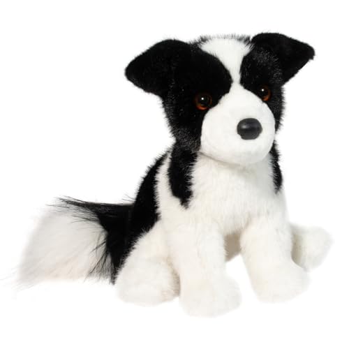 Douglas Cuddle Herdie Soft Border Collie 11" Plush Stuffed Animal Toy #4697