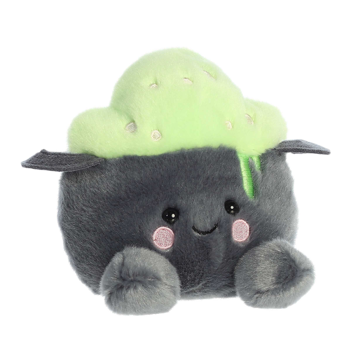Bubbly Cauldron Palm Pals plush size reference