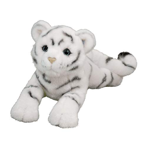 Douglas Cuddle Zahara DLux White Tiger 20" Plush Stuffed Animal Toy #4523