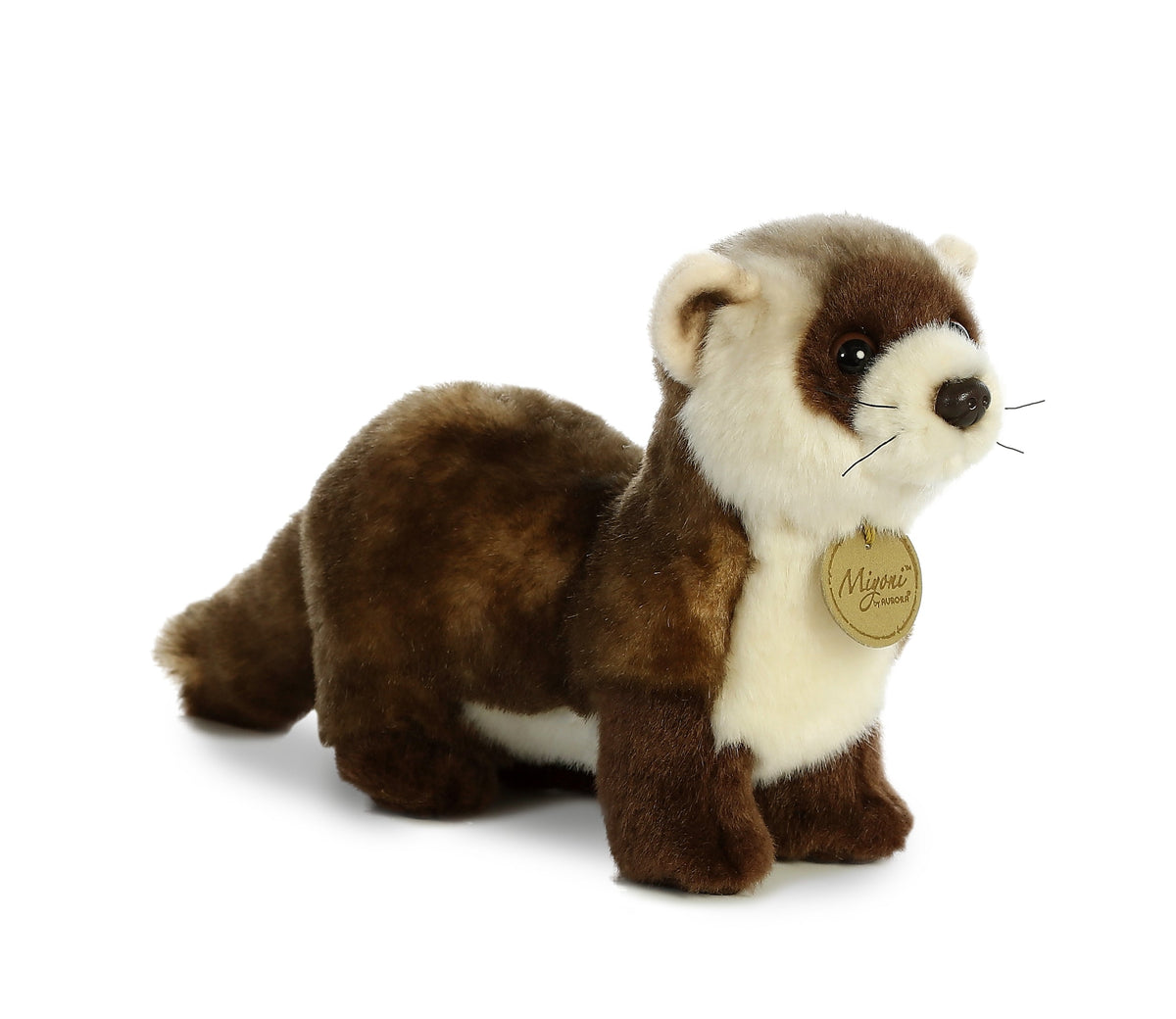 Aurora Miyoni Black Footed Ferret 10.5 inch Plush Stuffed Animal Toy