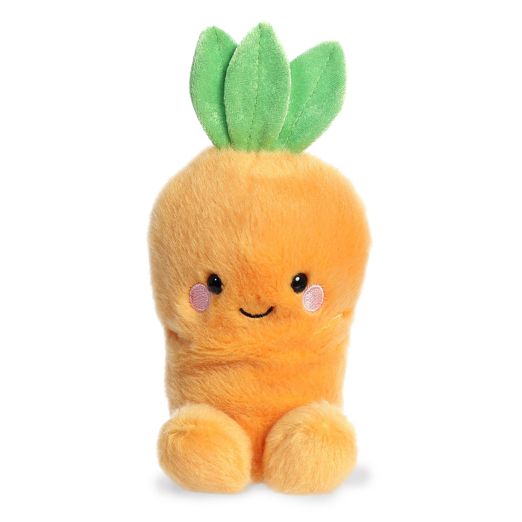 Aurora Palm Pals Cheerful Carrot 5 inch Plush Stuffed Animal Toy