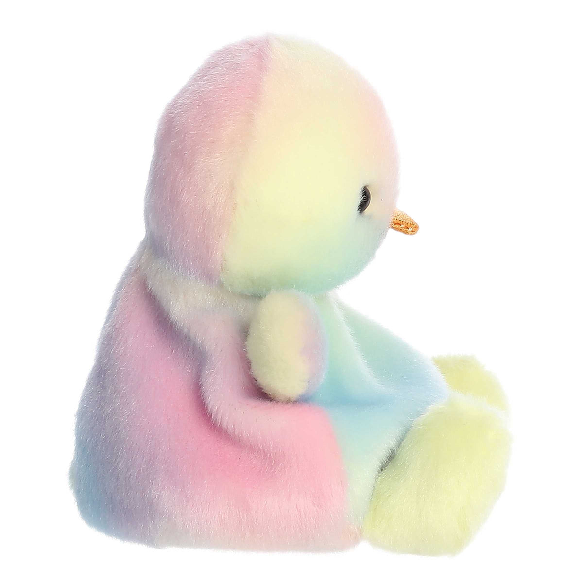 Aurora Palm Pals Aura Rainbow Chick 4 inch Plush Stuffed Animal Toy
