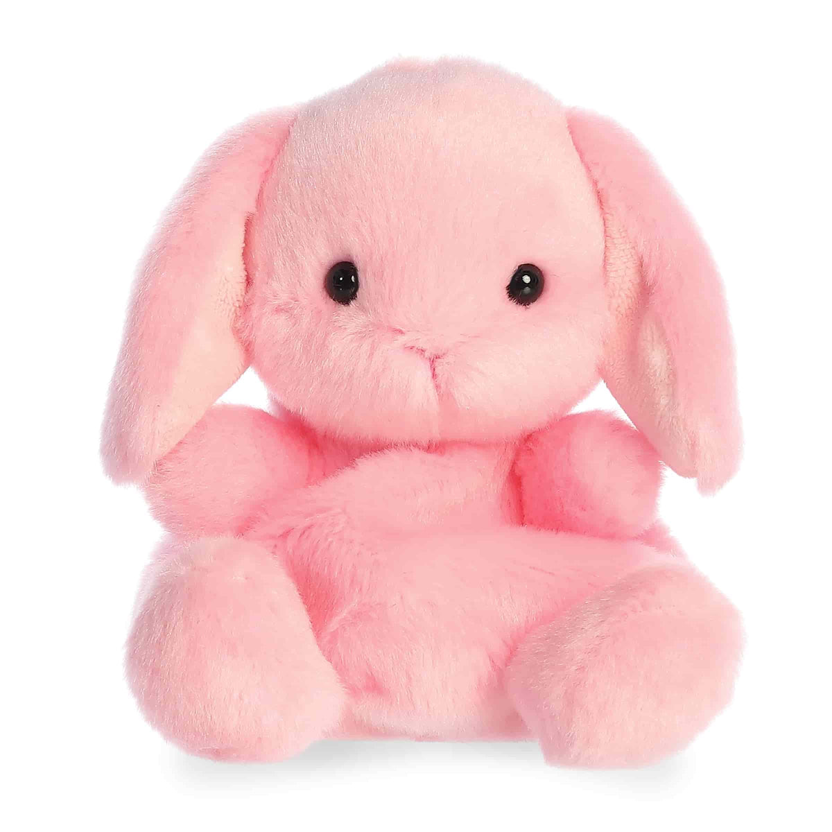 Aurora Palm Pals Petal Pink Lop Bunny 5 inch Plush Stuffed Animal Toy