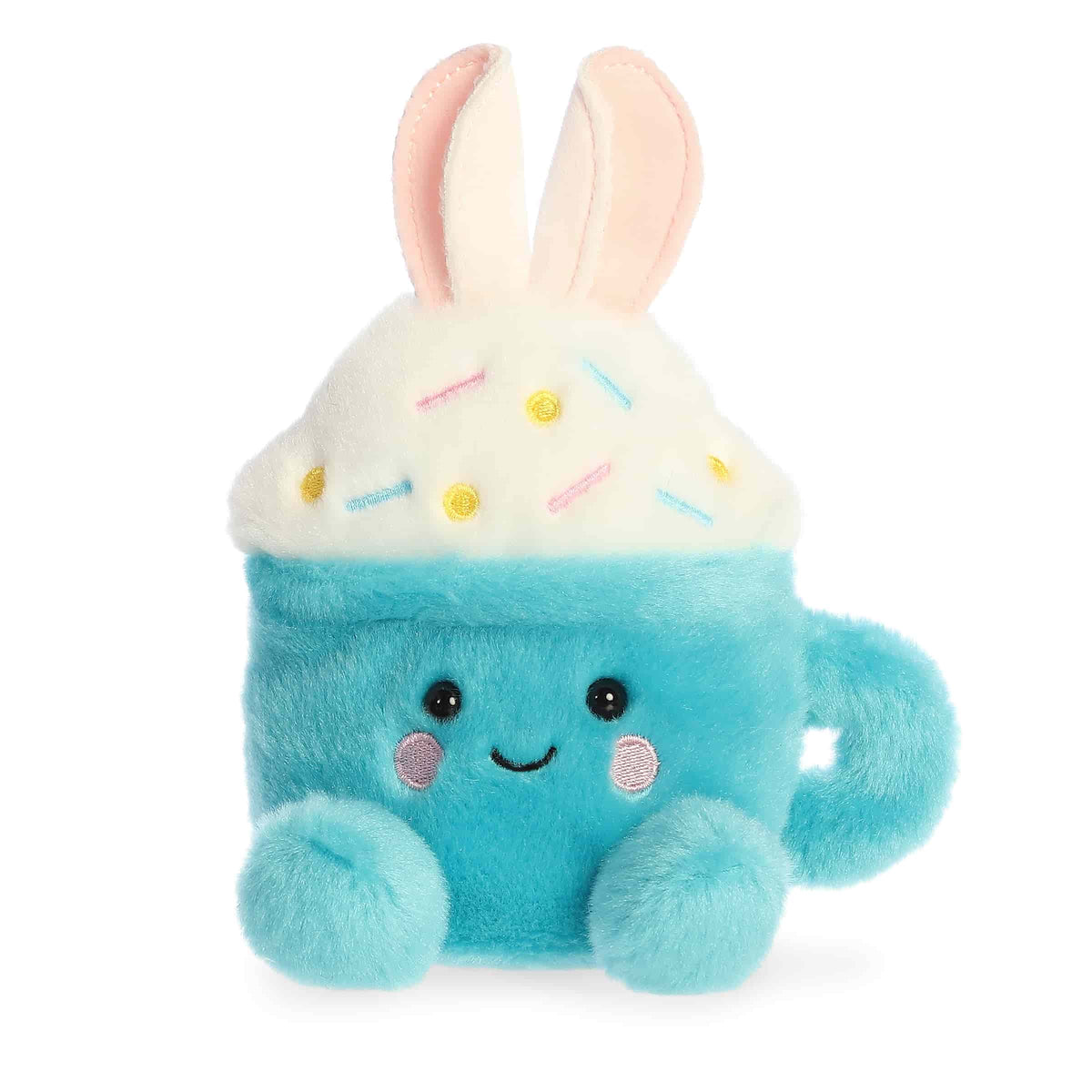 Aurora Palm Pals Lopi Bunny Latte 5 inch Plush Stuffed Animal Toy