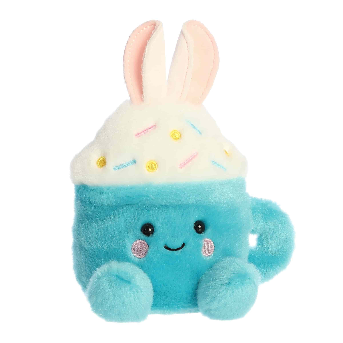 Aurora Palm Pals Lopi Bunny Latte 5 inch Plush Stuffed Animal Toy