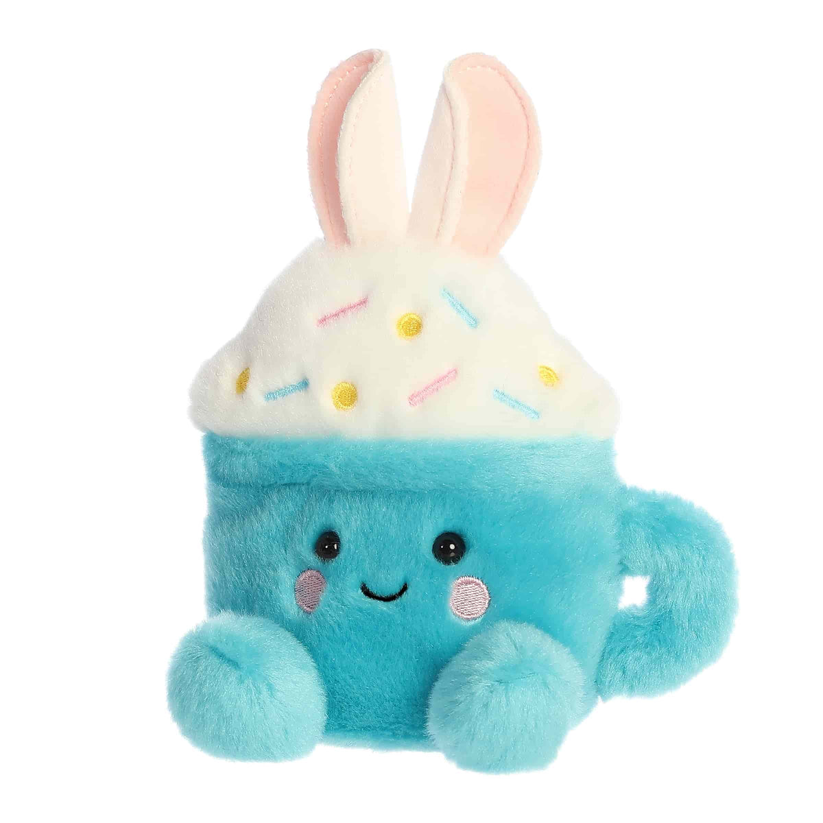 Aurora Palm Pals Lopi Bunny Latte 5 inch Plush Stuffed Animal Toy