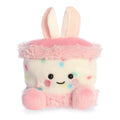 Aurora Palm Pals Bubbi Bunny Cake 5 inch Plush Stuffed Animal Toy