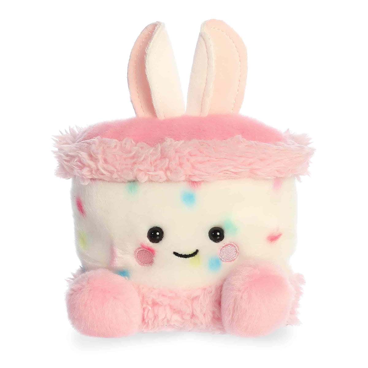Aurora Palm Pals Bubbi Bunny Cake 5 inch Plush Stuffed Animal Toy