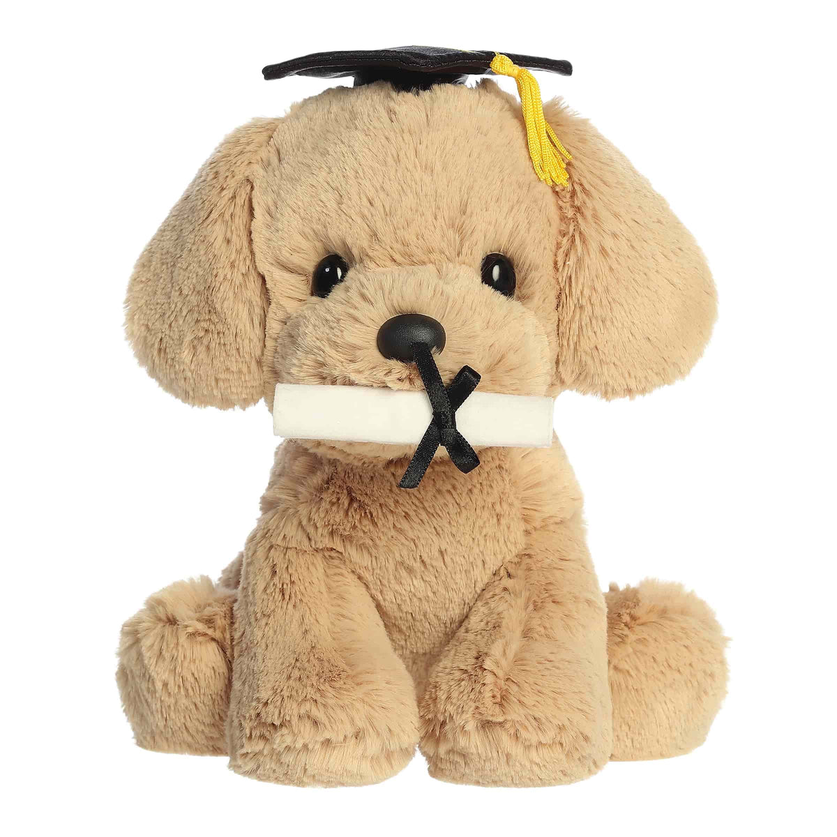 Aurora Graduation Grad Retriever Pup 8.5 inch Plush Stuffed Animal Toy