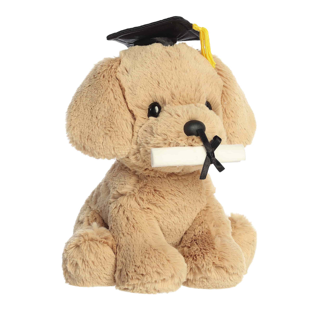 Aurora Graduation Grad Retriever Pup 8.5 inch Plush Stuffed Animal Toy