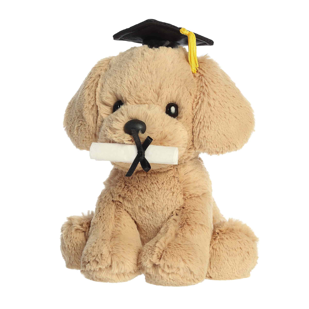 Aurora Graduation Grad Retriever Pup 8.5 inch Plush Stuffed Animal Toy