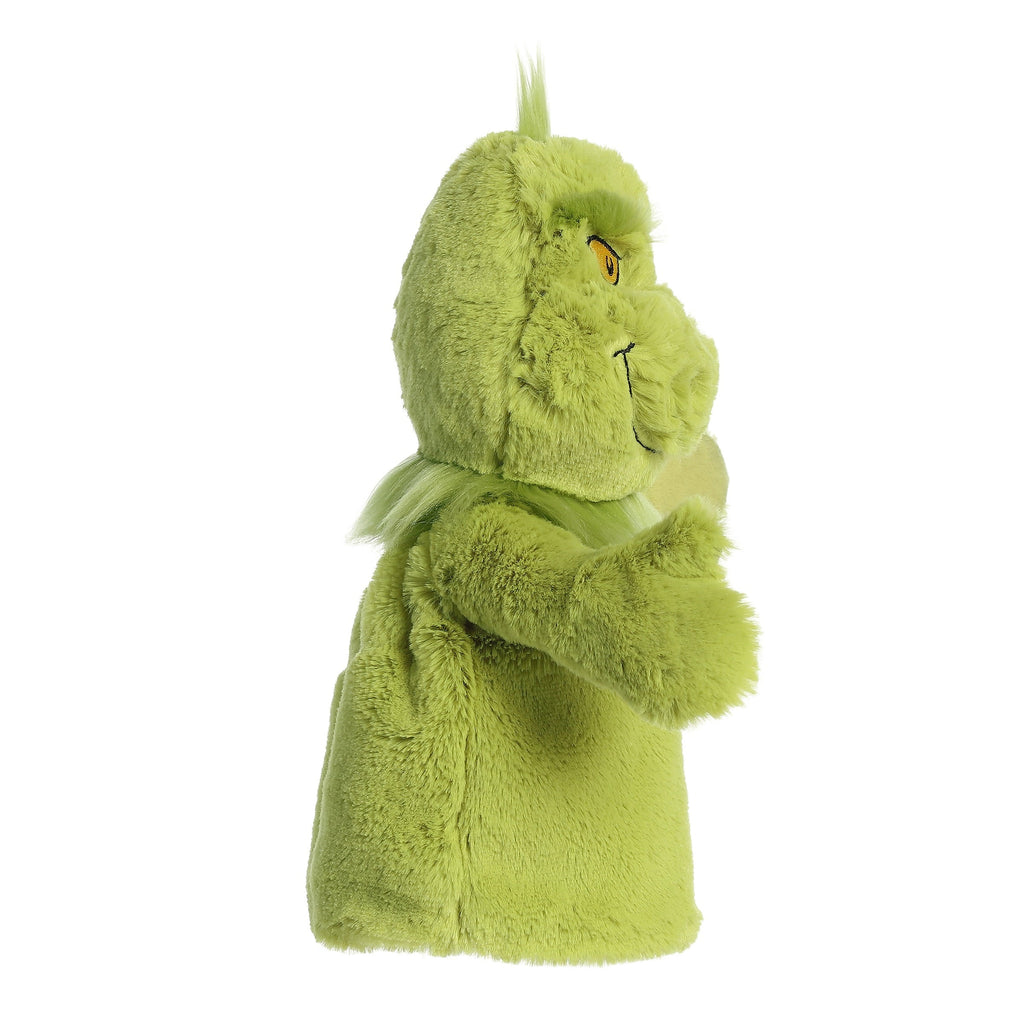 Aurora Whimsical Dr Seuss Grinch Hand Puppet Plush Stuffed Animal Toy 10" #15961