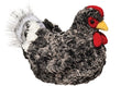 Douglas Cuddle Pepper Black Multi Hen 8.5" Plush Stuffed Animal Toy #1785