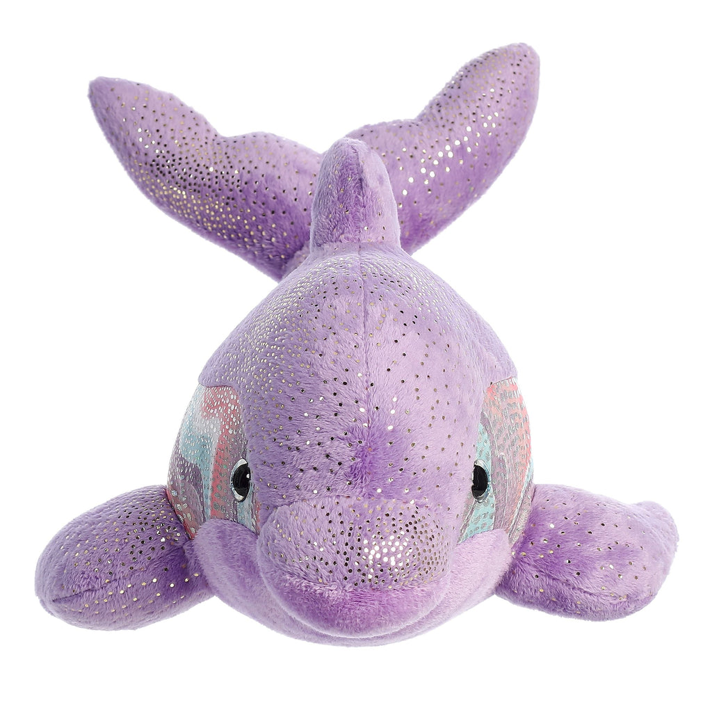 Aurora Destination Nation Purple Dolphin 12 inch Plush Stuffed Animal Toy