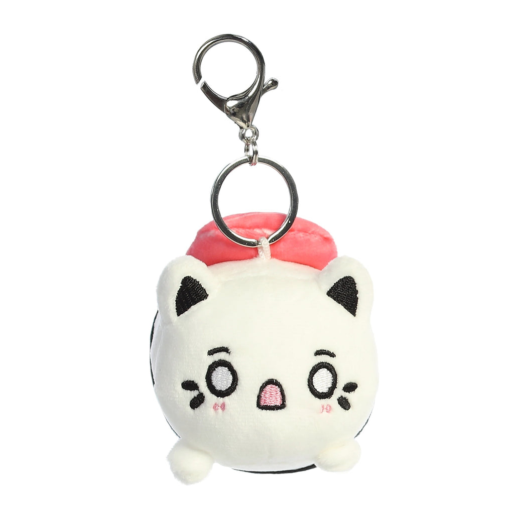 Aurora Tasty Peach Tuna Sushi Meowchi Clip-On Stuffed Animal Toy 3.5" #14308