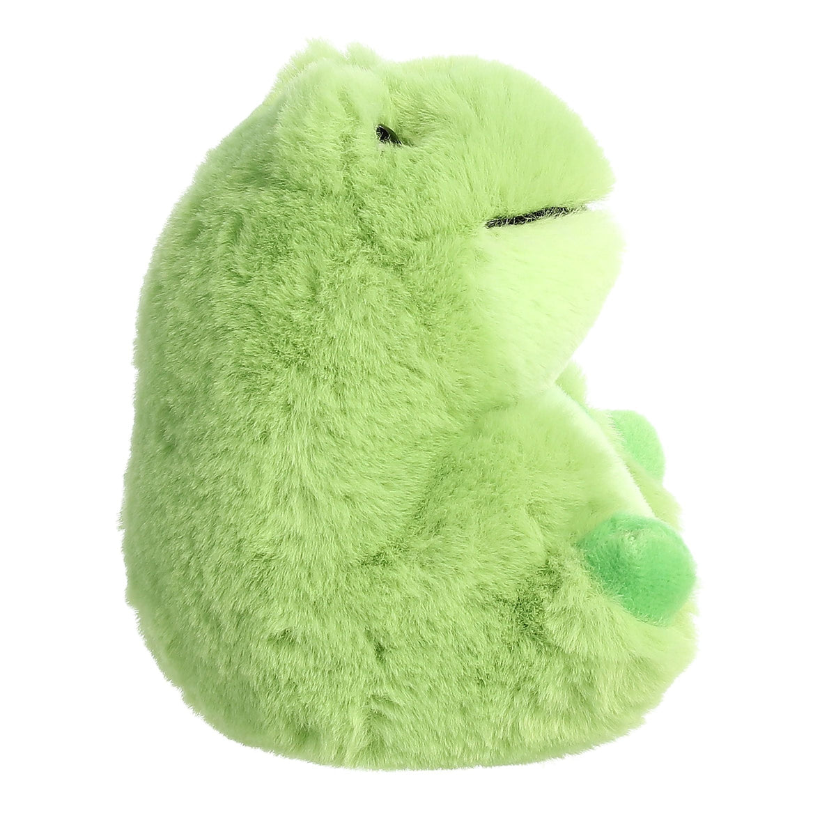Aurora Round Rolly Pet Riberto Frog Green 5 " 16981 Plush Stuffed Animal Toy
