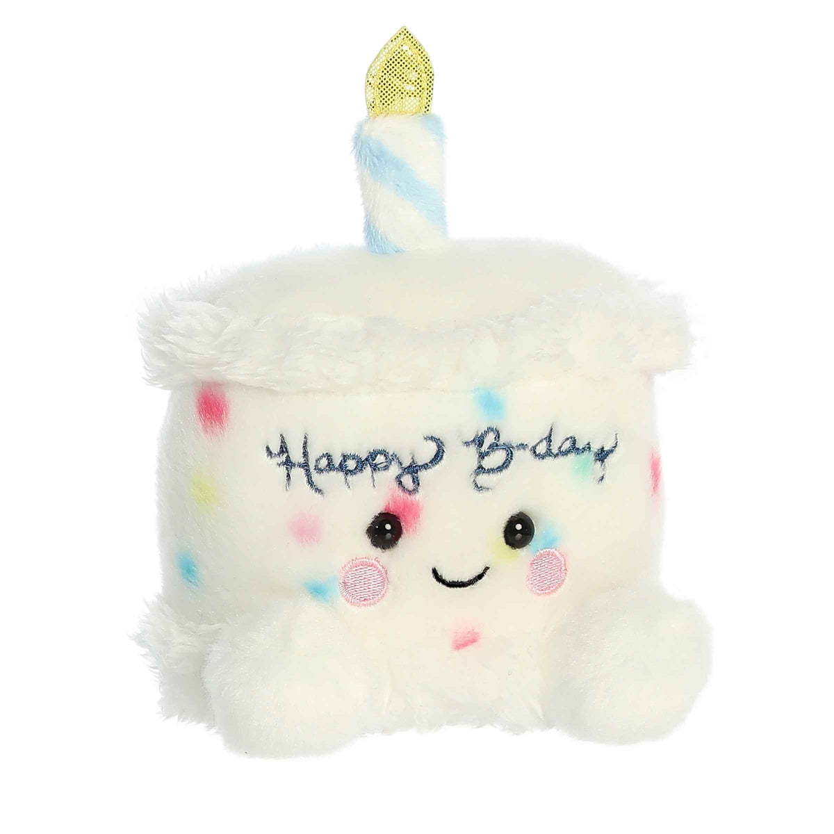 Happy B'day Cake Palm Pals plush size reference