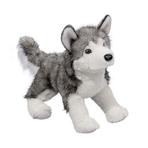 Douglas Cuddle Lobo DLux Husky 25" Plush Stuffed Animal Toy #2423