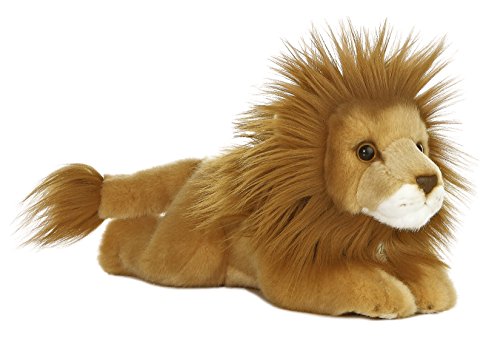 Aurora Realistic Miyoni Lion Plush Stuffed Animal Toy 11" #10847