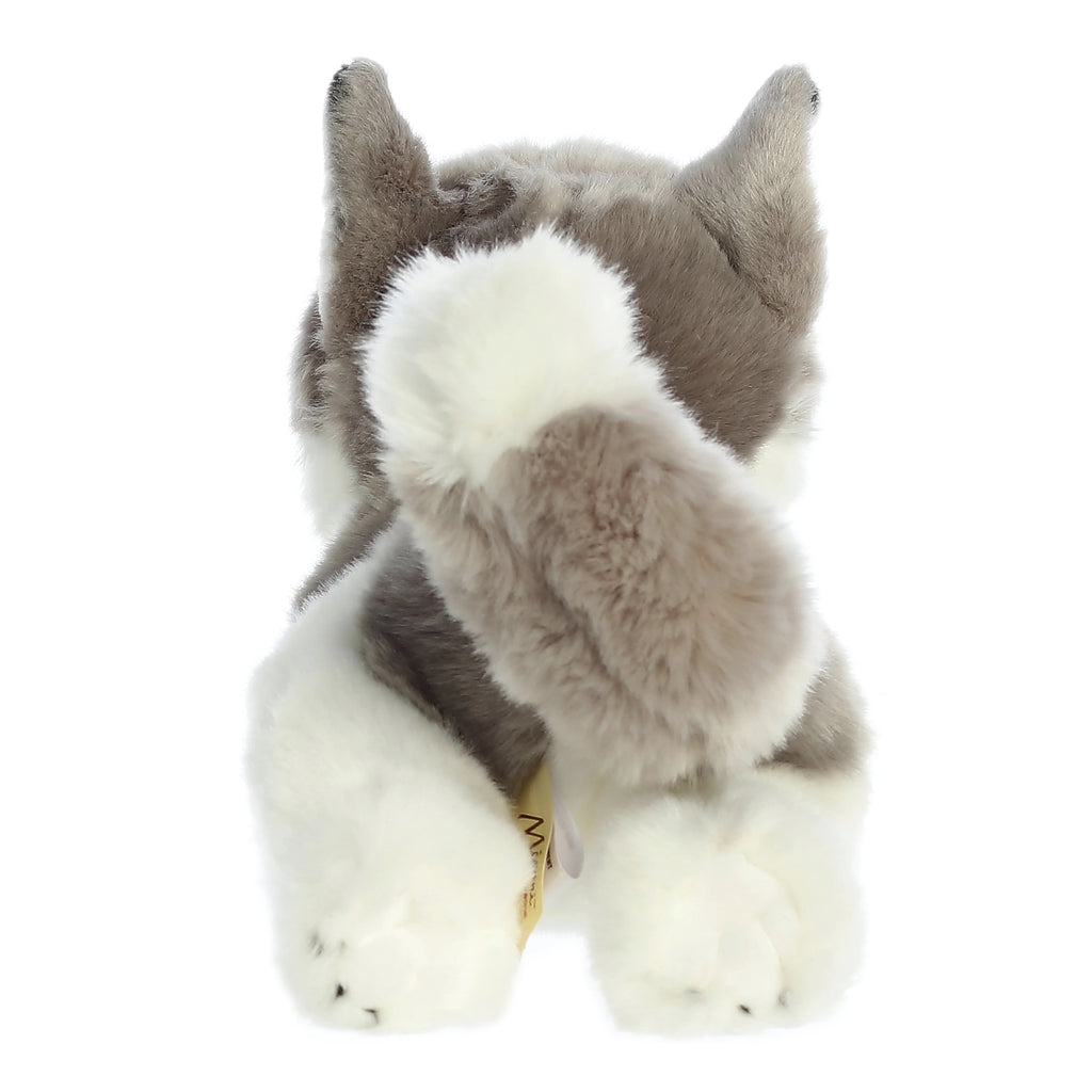 Aurora Realistic Miyoni Husky Gray 11 " 10834 Plush Stuffed Animal Toy