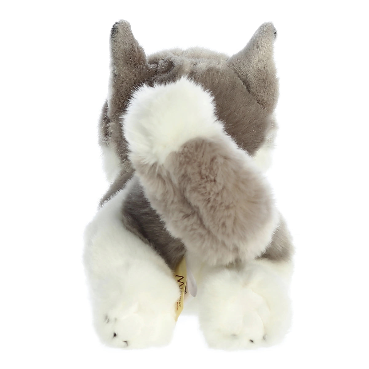 Aurora Realistic Miyoni Husky Gray 11 " 10834 Plush Stuffed Animal Toy