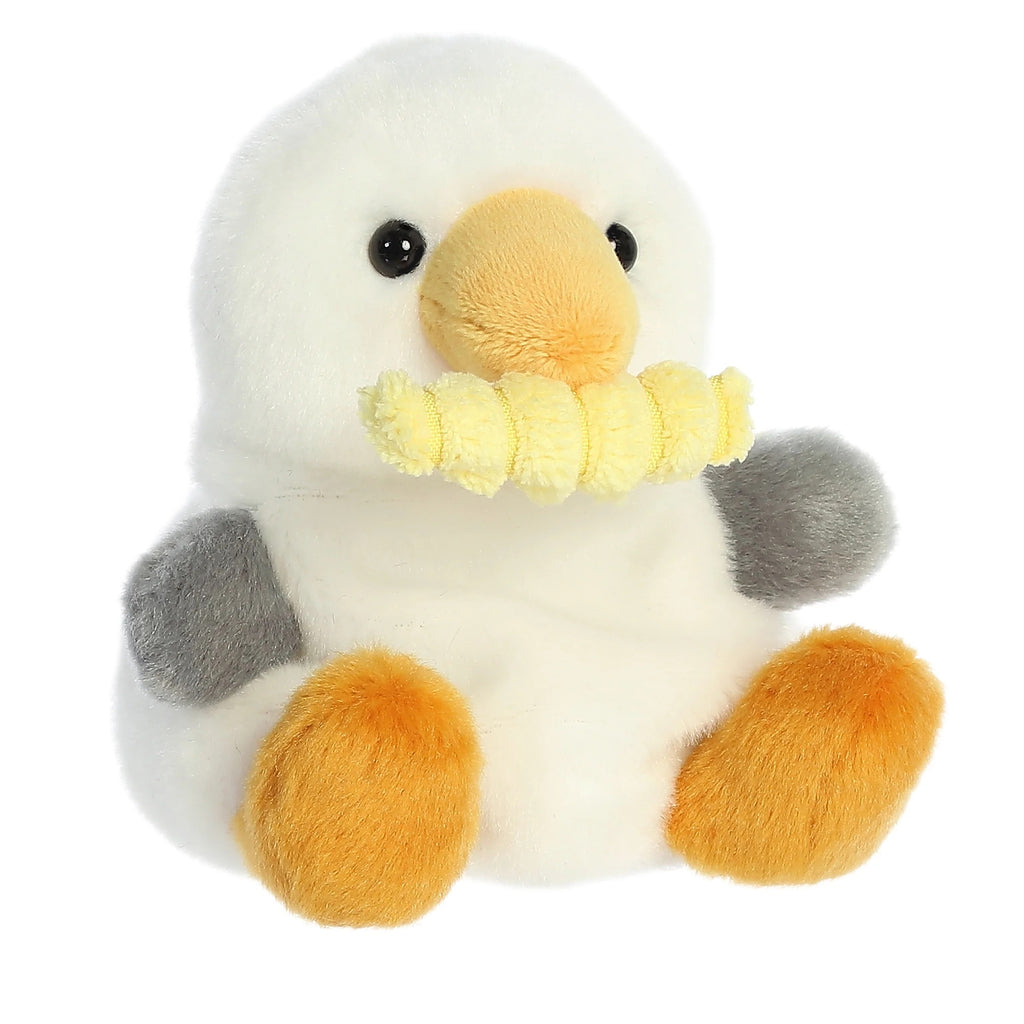 Buoy Seagull with Fry Palm Pals plush size reference