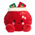 Aurora Palm Pals Velvet Santa Bag 5 inch Plush Stuffed Animal Toy