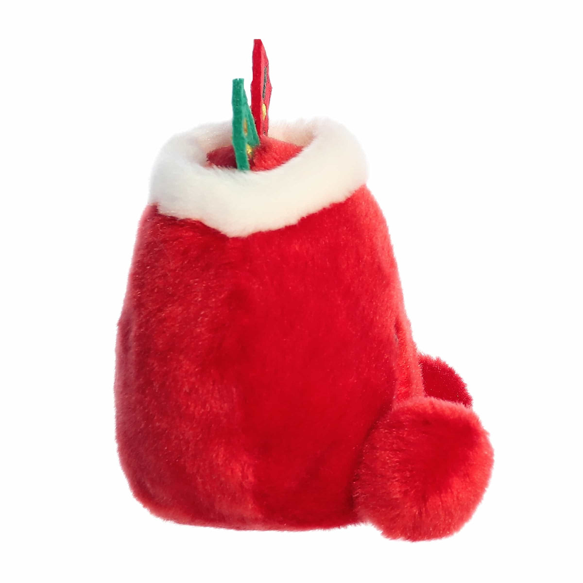 Aurora Palm Pals Velvet Santa Bag 5 inch Plush Stuffed Animal Toy