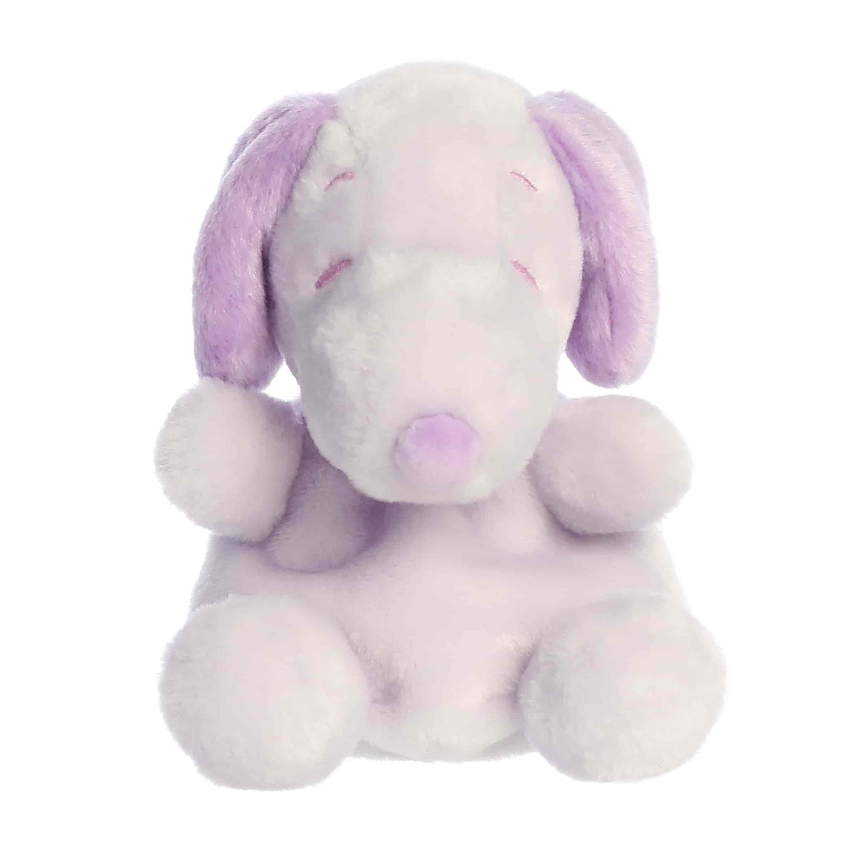 Aurora Peanuts Palm Pals Spring Snoopy Purple 5 inch Plush Stuffed Animal Toy #40533
