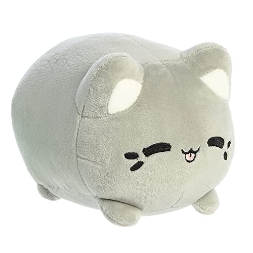 Aurora Tasty Peach Earl Grey Tea Meowchi Gray 7 " 14304 Plush Stuffed Animal Toy