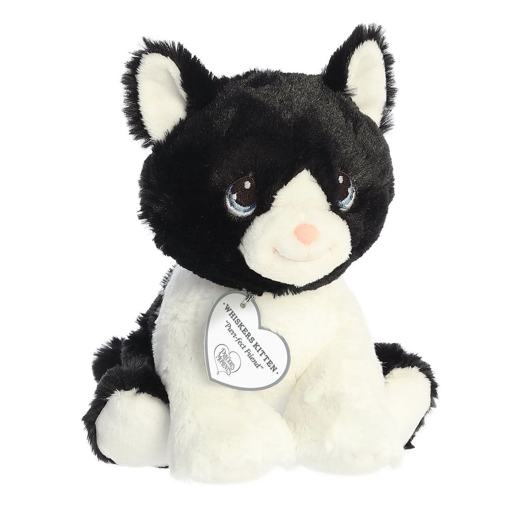 Aurora Precious Moments Whiskers Kitten Plush Stuffed Animal Toy 8.5" #15860