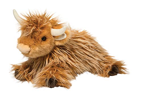 Douglas Cuddle Wallace DLux Highland Cow 16" Plush Stuffed Animal Toy #2460