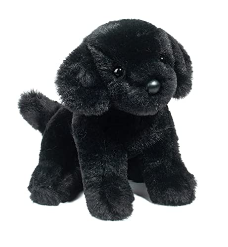 Douglas Cuddle Mini Hattie Soft Black Lab 6" Plush Stuffed Animal Toy #4483